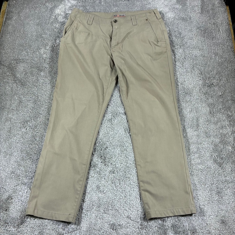 5.11 Tactical Apex Pants Mens 34x30 Khaki Tan 74481 Utility Work Wear
